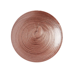 Rose Gold Molten Body Glow applied to collarbones and shoulders for a high shine bronze look
