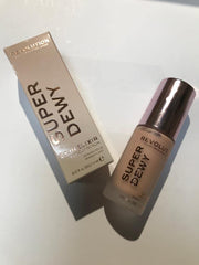 Makeup Revolution Superdewy Serum on cheek creates a natural glow