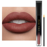 MAKI YIKA Brown Nude Lipstick packaging showing premium color for on-the-go looks