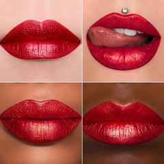 MAKI YIKA lipstick tubes in glittery, luxe packaging.