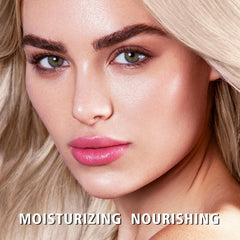 Creamy texture visible in swatch, revealing glossy pink sheen from MAKI YIKA.