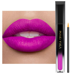MAKI YIKA Pink Soul matte lipstick packaging with color-accurate display