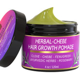 MAKOF BEAUTY Chebe Hair Growth Grease bottle showing rich texture and nourishment benefits