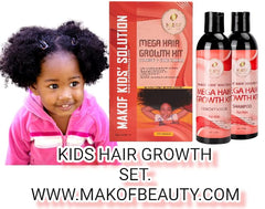 MAKOF Kids Hair Growth Conditioner bottle for smoother, detangled hair.