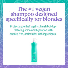Lather texture image conveys rich moisturizing lather for hydrated color-treated hair.