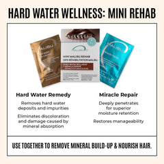 Malibu C Miracle Repair protein mask being applied to hair.