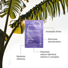 Malibu C Vitamin B moisturizing mask for blonde hydration.