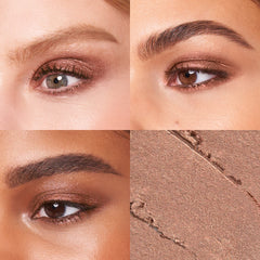 Primer-base effect from Mally Beauty Evercolor Shadow Stick Extra Foxy Shimmer.