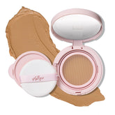 Mally Beauty Flawless Finish compact with mesh releases optimal amount for natural coverage