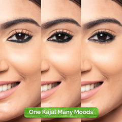 MAMAEARTH Charcoal Kajal tip delivers smooth line and precise definition