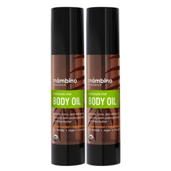 Mambino Organics Moisture Me oil bottle shown for hydrating skin