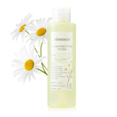 Mamonde Chamomile Pure Vegan Toner bottle on a clean vanity provides gentle hydration.