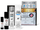 Man Labs Titan toning cleanser bottle refreshing the skin and prepping for the routine