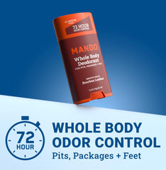 Mando Acidified Body Wash lather demonstrates rich foam for full-body cleansing.