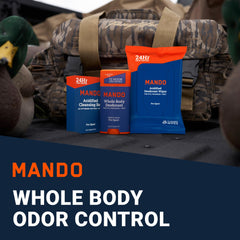 Mando acidified cleansing bar 4-in-1 for cleansing and odor prevention