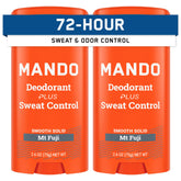 Mando Mt Fuji antiperspirant stick front view offering long-lasting freshness.