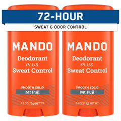 Mando Mt Fuji antiperspirant stick front view offering long-lasting freshness.