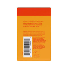 Mando Acidified Cleansing Bar foamy lather for gentle cleansing.