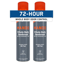 Mando Mt Fuji invisible spray bottle shown for all-day odor control.