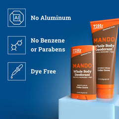 Mando Cedar Grove packaging displayed for bundle