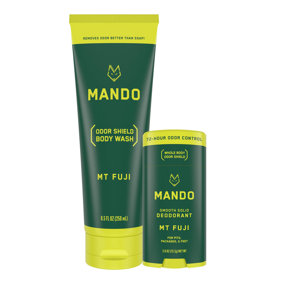 Mando Smooth Solid Stick with a smooth glide for all-day odor control.