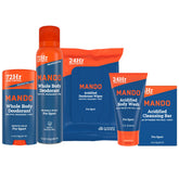 Mando solid stick demonstrates smooth application for all-day odor control.