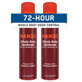 Mando Bourbon Leather packaging in a two-pack for freshness.