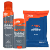 Mando Whole Body Stick with mandelic acid for odor prevention during workouts