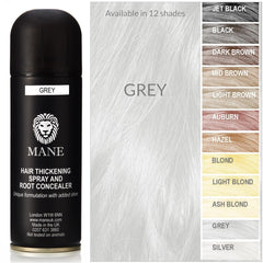 MANE fiber spray nozzle closeup for precise, mess-free application