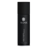 MANE Hair Thickening Fiber Spray jet-black bottle for instant fullness.