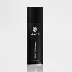 MANE thickening spray bottle close-up showing instant fullness for thinning hair