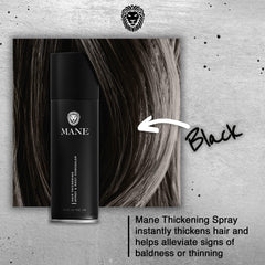 MANE root touch-up application showing quick thinning area concealment