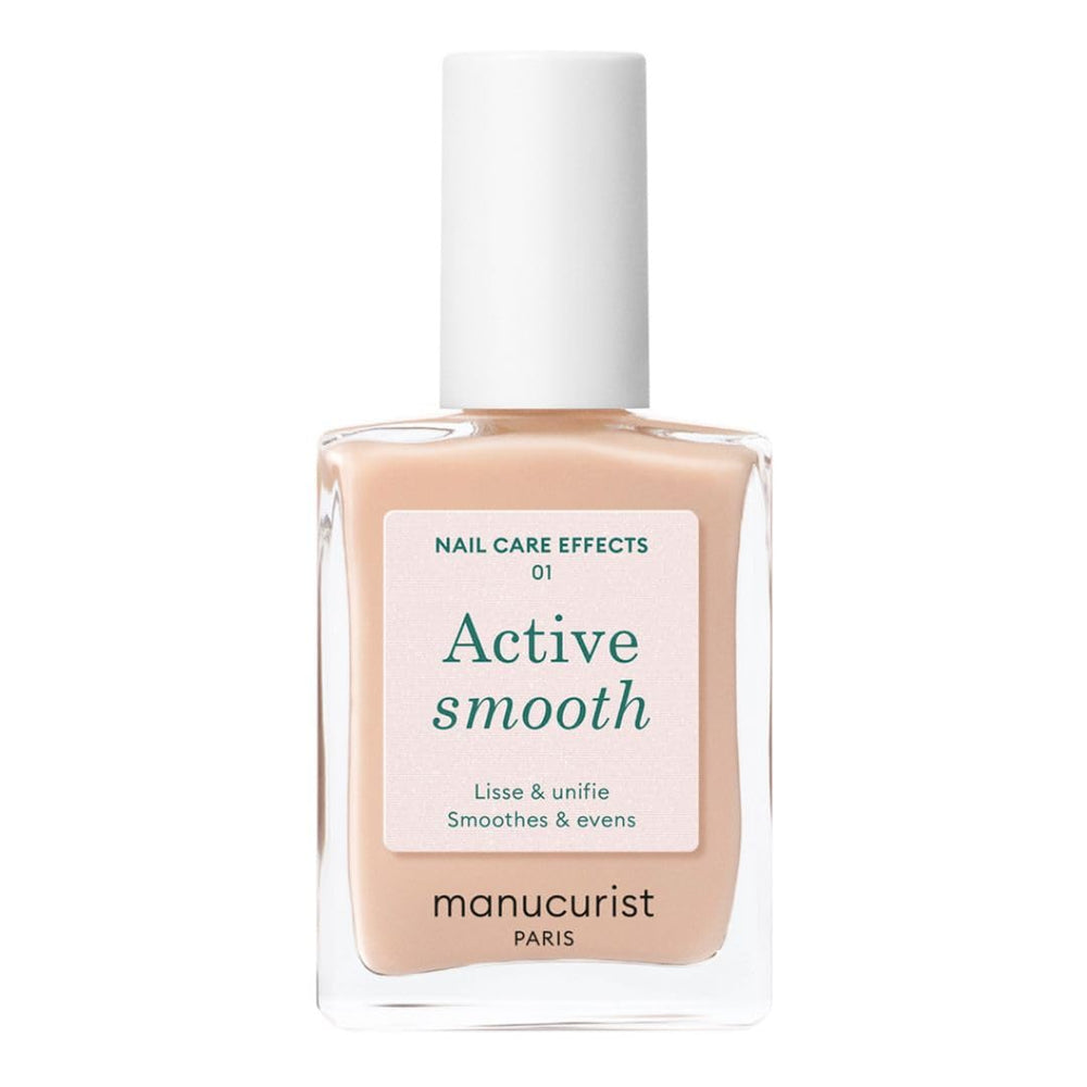 Manucurist Active Smooth 01 bottle-beige-glow for a satin nude finish