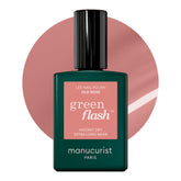 Manucurist Green Flash Old Rose bottle shown for precise color and durable gel finish.
