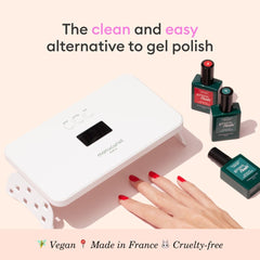 Manucurist Green Flash Poppy Red polish for bold, durable color