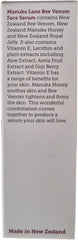 Goji extract berries beside Manuka Lane serum highlighting antioxidant support.