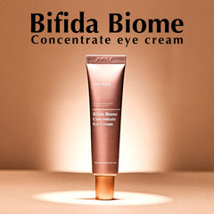 ma:nyo Bifida Biome Eye Cream texture swirl indicates rich hydration.