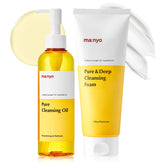 Manyo Pure Cleansing Oil bottle for gentle makeup removal and skin conditioning