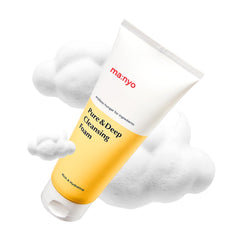 MANYO Pure & Deep Cleansing Foam bottle for deep pore cleansing and refreshing cleanse.