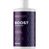 Maple Holistics Biotin Shampoo bottle pouring for volumized hair