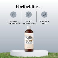 Close-up of Maple Holistics protein-rich formula for damaged hair