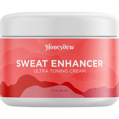 Maple Holistics Hot Sweat Cream application shows warming action on thighs.