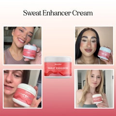 Maple Holistics Hot Sweat Cream packaging highlights a petroleum-free formula.