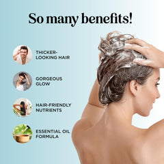 Maple Holistics peppermint oil close-up showing refreshing scalp sensation.