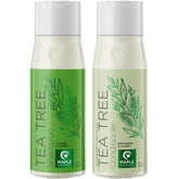 Maple Holistics Tea Tree Shampoo bottle promotes refreshing cleanse for oily scalp