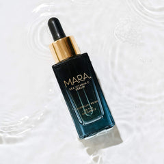 MARA Sea Vitamin C Serum dropper releasing vitamin C for bright skin