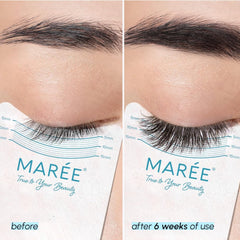 MAREE eyelash serum with hyaluronic acid moisturizes lashes for healthier look