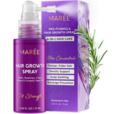 MAREE Hair Growth Spray bottle—lightweight root mist for scalp care.