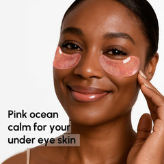 MAREE Pink Eye Gels target dark circles, brightening the under-eye area.