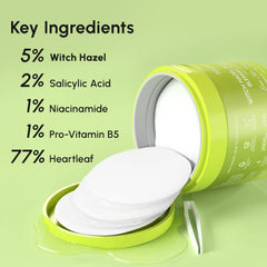 MAREE salicylic-acid exfoliating pad spotlights light exfoliation benefits.